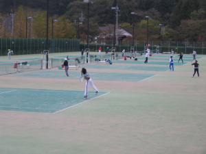 紅葉まつり テニス大会の写真
