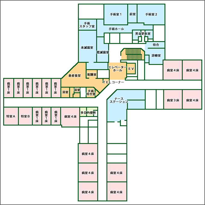 3Fのフロアマップの画像