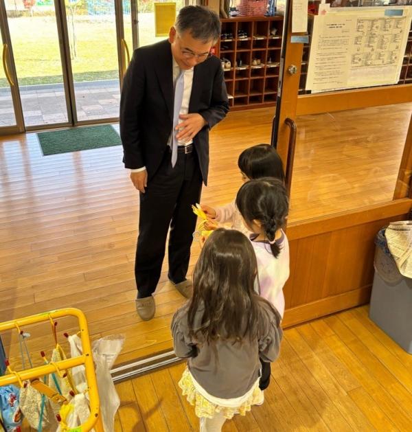 保育園視察　中保育園