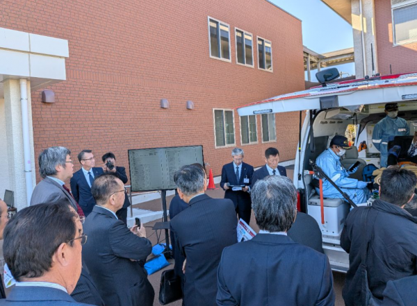 マイナ救急実演説明見学