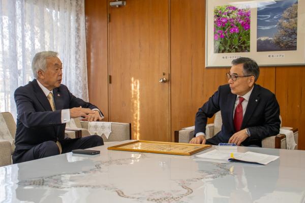 スポーツ推進委員文部科学大臣賞受賞表敬訪問