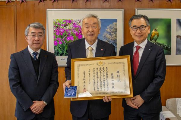 スポーツ推進委員文部科学大臣賞受賞表敬訪問2