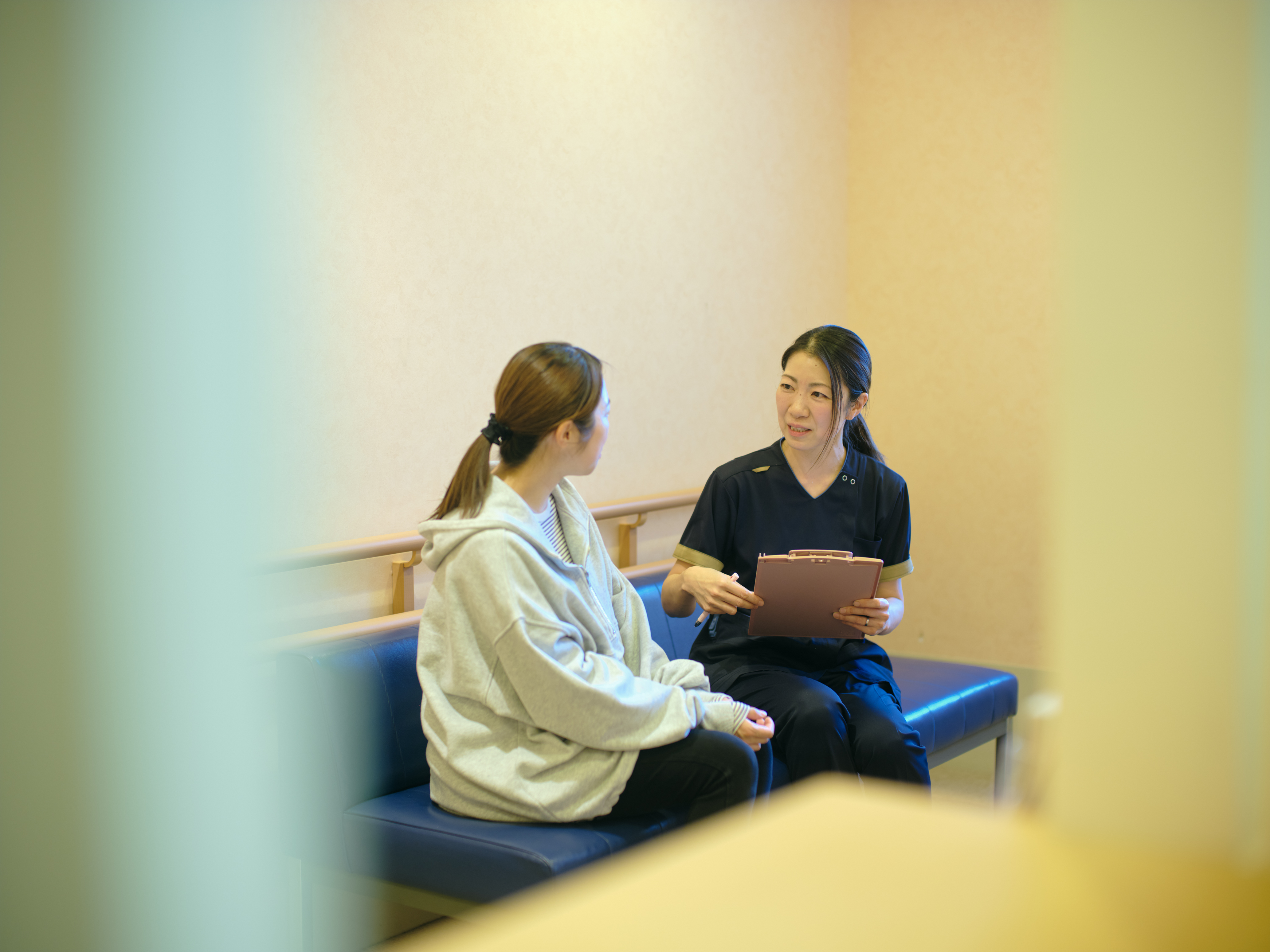 助産師外来の様子