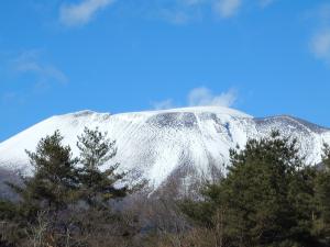元日の浅間山のようす