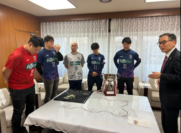 セロリーズ表敬訪問