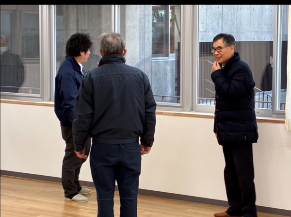 軽井沢西部小学校工事現場視察