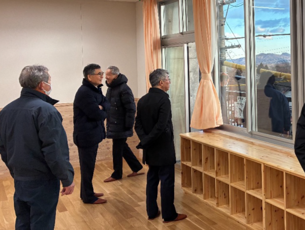 軽井沢西部小学校工事現場視察2