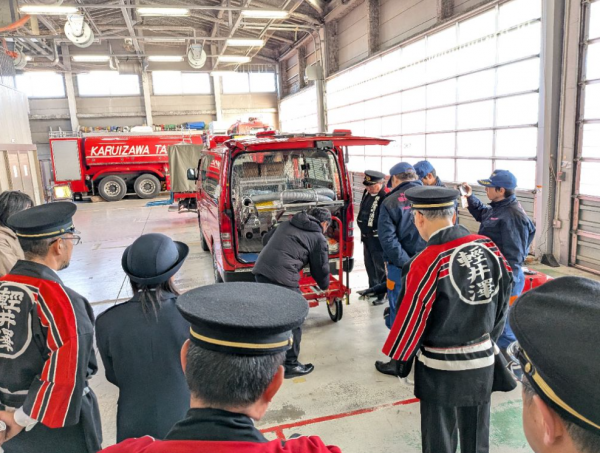 小型動力ポンプ積載車配備式2