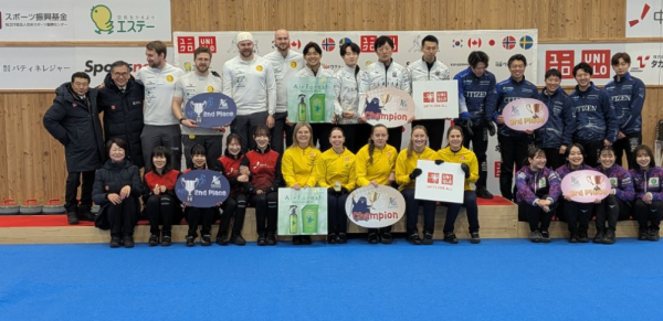 軽井沢国際カーリング選手権大会表彰