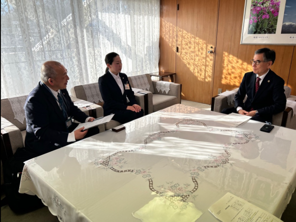 JICA海外協力隊表敬訪問