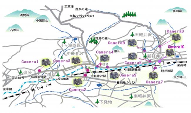 Webカメラ地図