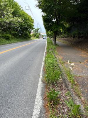 作業前（中軽井沢駅方向）
