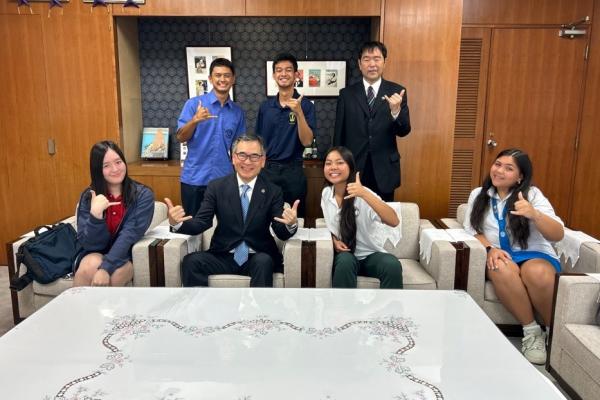 グアム学生表敬訪問2