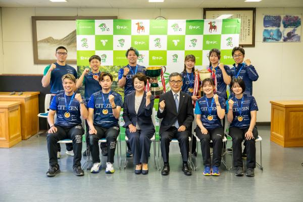 SC軽井沢クラブ男子・女子優勝表敬訪問2