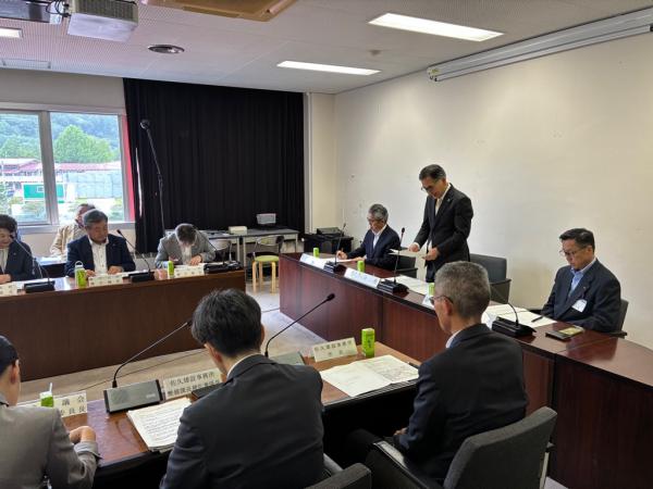 佐久・軽井沢間湯川左岸幹線道路改良促進期成同盟会総会挨拶