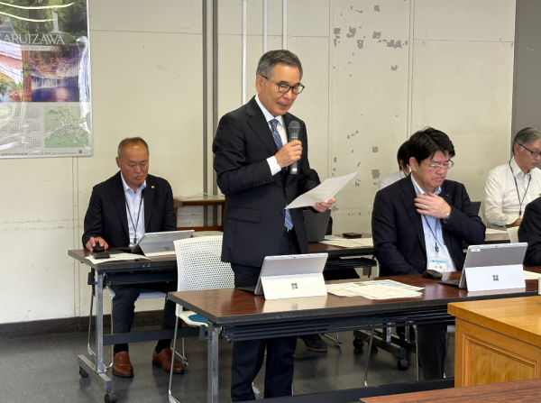 佐久建設事務所意見交換挨拶