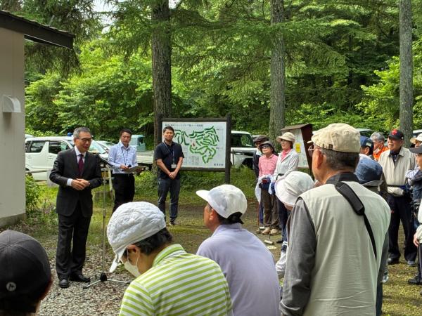 軽井沢マレットゴルフ大会開会式挨拶