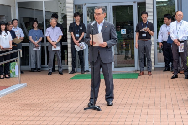 反核平和の火リレー激励挨拶