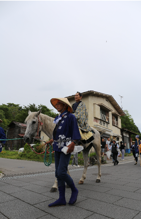 しなの追分馬子唄道中大名行列2