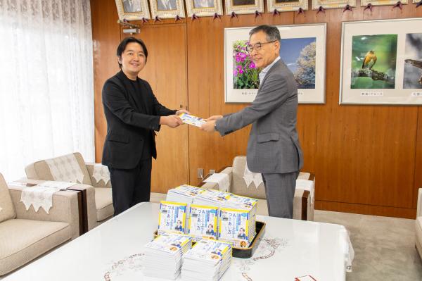 ソフトバンク宮澤弦氏表敬訪問
