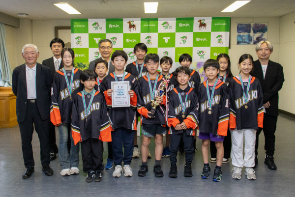 小学生アイスホッケーU12長野県選抜表敬訪問3