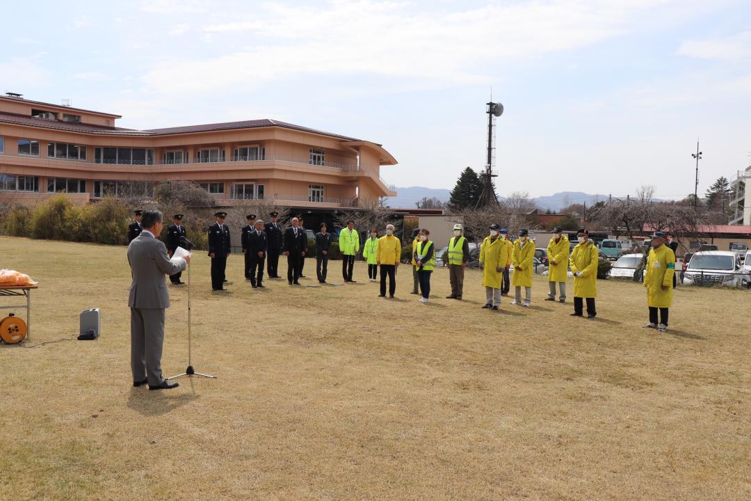 児童見守り隊出発式