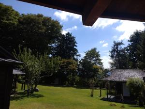 朗読会当日 堀辰雄文学記念館の庭