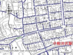 中軽井沢閉塞箇所