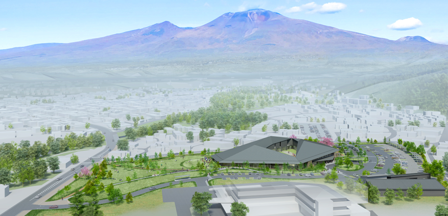 庁舎改築周辺整備事業のタイトル画像